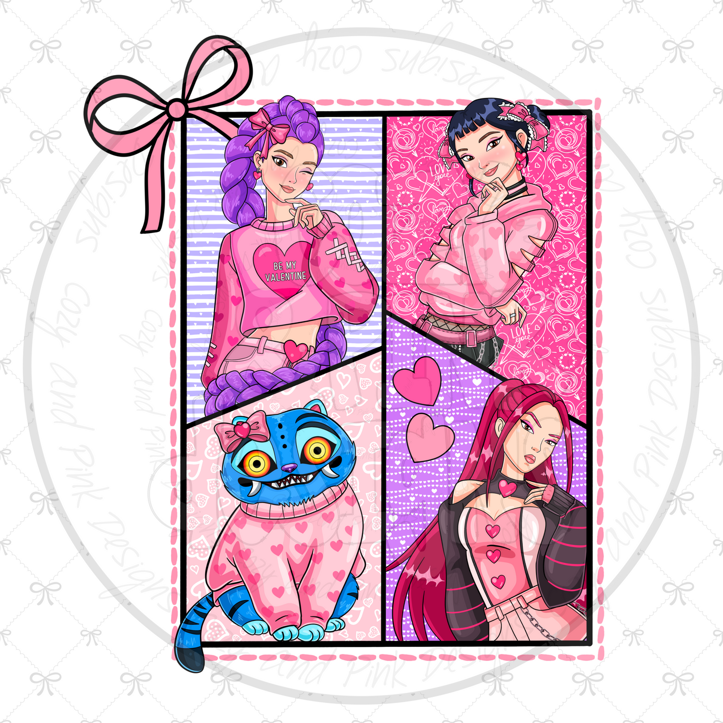 K-pop Valentines PNG