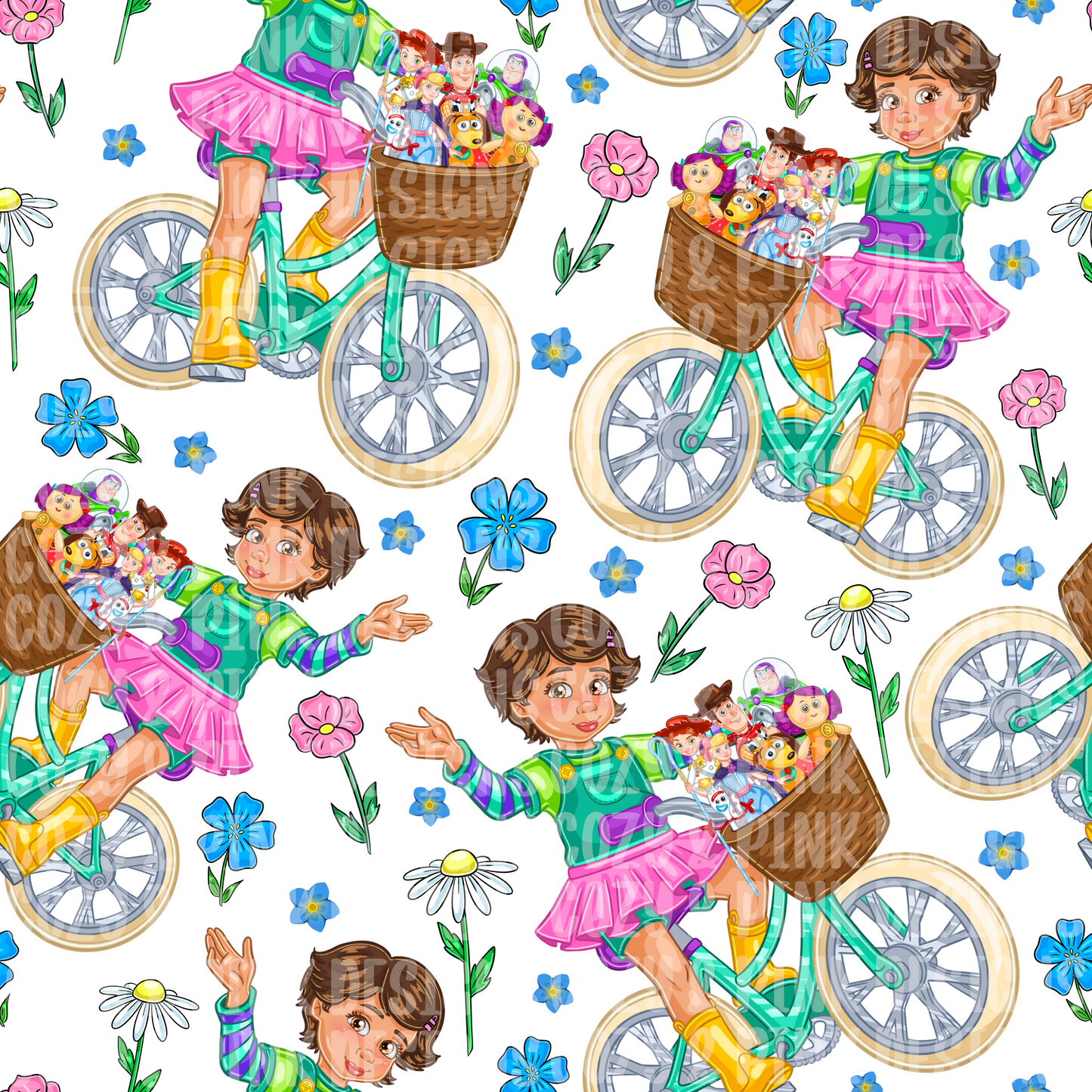 Toys Seamless (3 colors)