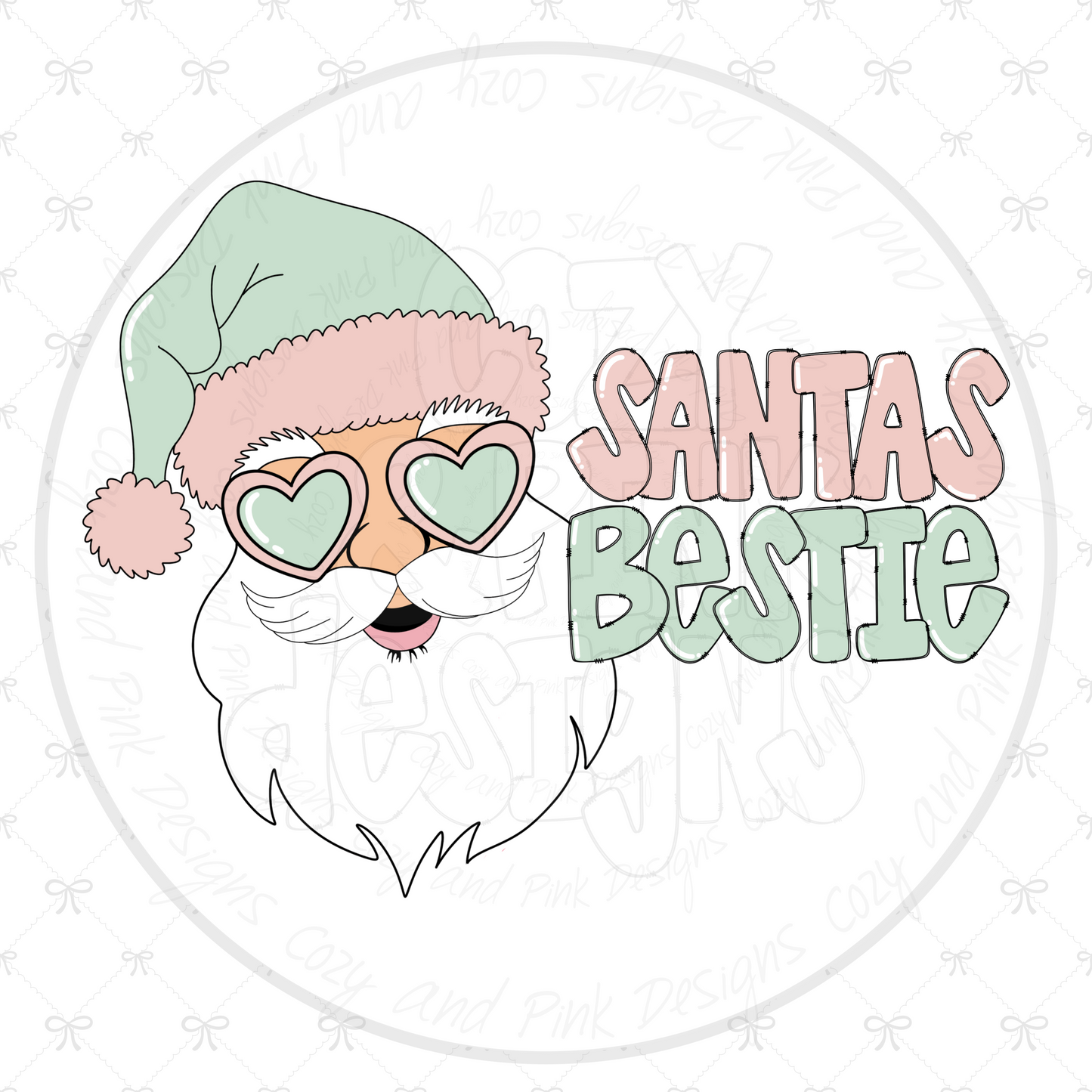 Santa’s Bestie PNG