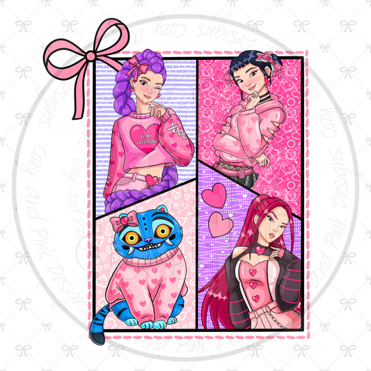 K-pop Valentines PNG