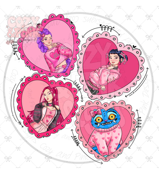 Kpop Valentines PNG