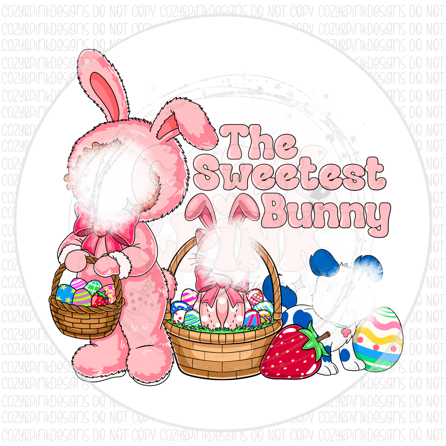The Sweetest Bunny Easter PNG